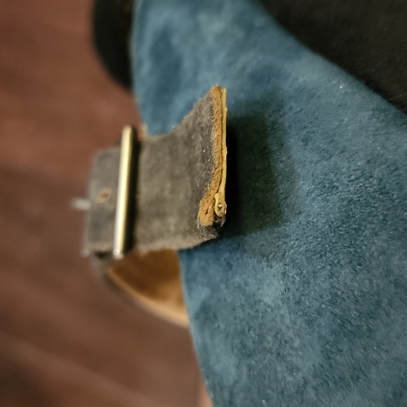 Suede Leather Wedge Heels - Picture 5 of 5